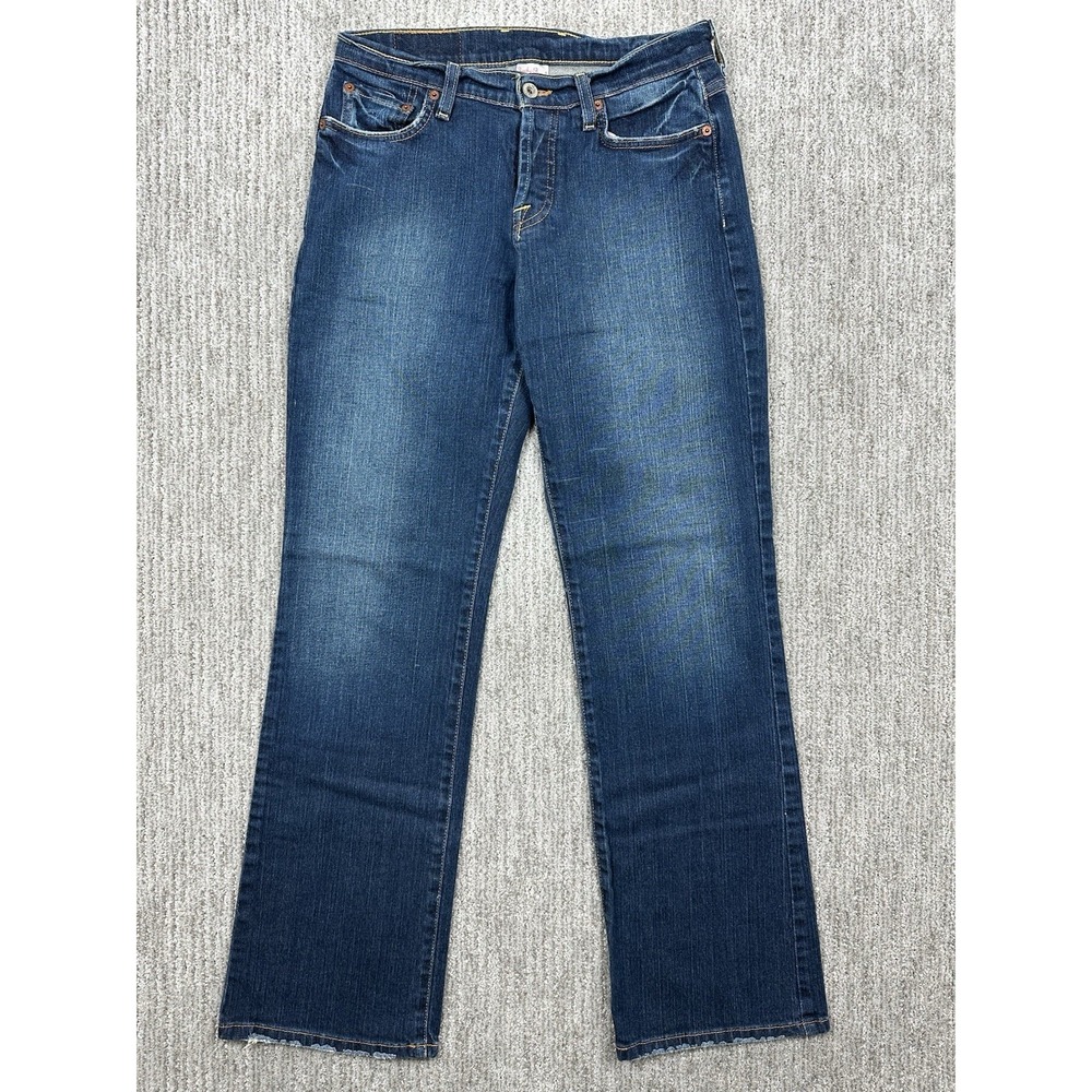 Lucky Brand Pants Easy Rider 4/27 Jeans Bootcut Distressed Denims Womens
